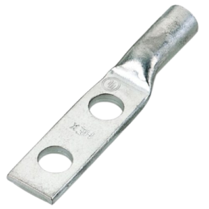 Copper Compression Lugs - Short Barrel, 2 Holes