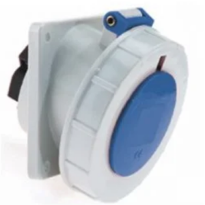 Outlet Angled Water Tight IP67 3 Pin 16Amp