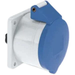 Socket Outlet Straight (IP-44): 63 Amp 3 Pin